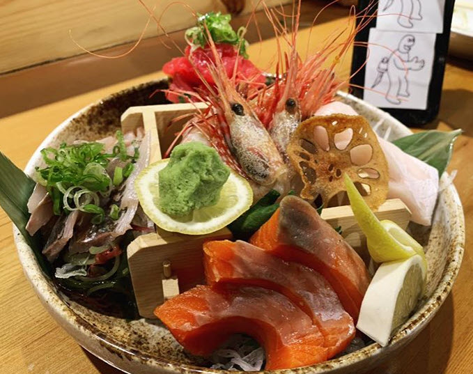 Five kinds assorted sashimi | Credit - Kitanoya Guu Izakaya